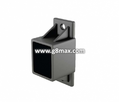 Horizontal profile PVC holder 20x40 mm