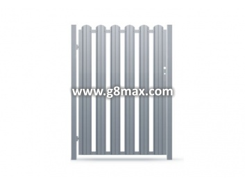 Pedestrian Gates LUX VERTICAL STEEL PROFILE