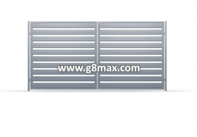 Double Gates LUX HORIZONTAL STEEL PROFILE