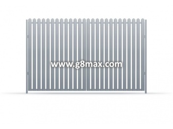 Double Gates LUX VERTICAL STEEL PROFILE