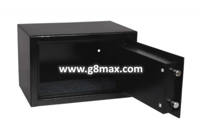B-Harko Office SM Tresor mit mechanischem Zahlenschloss (310x200x200 mm), schwarz