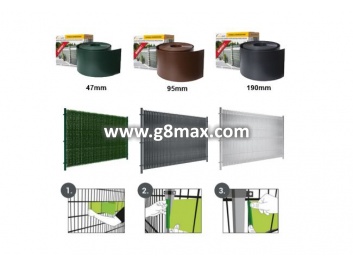 Panel fence lamellas