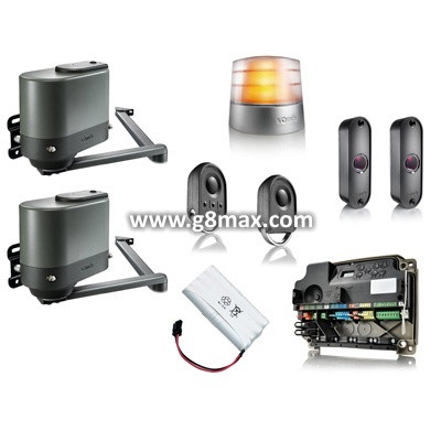 Double gate automation system  Somfy AXOVIA MultiPro IO COMFORT KIT