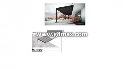 Pergola with 2 columns