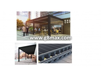 Pergola Plus BRISA SOLAR with 2 columns