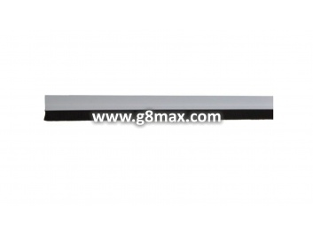 Door brush L 14mm x 1000mm / self-adhesive, PVC - White