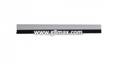 Door brush L 14mm x 1000mm / self-adhesive, PVC - White